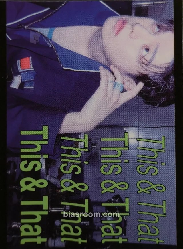 Stray Kids - Seungmin - This & That Album sticker fans album version item set platform album inclusion