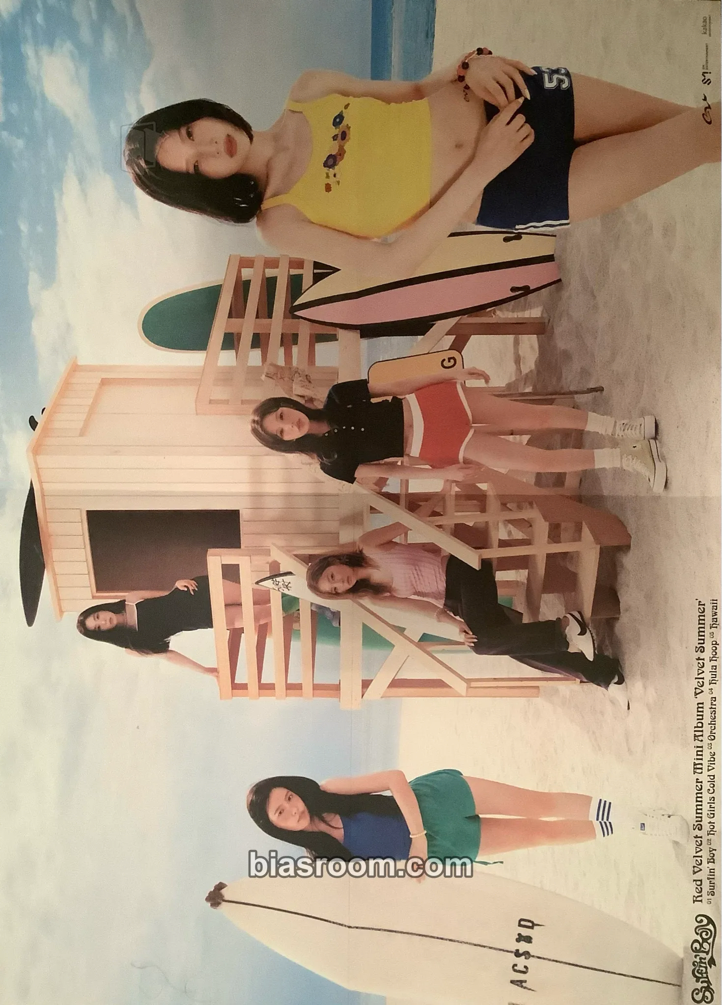 Velvet Summer Photocard - Red Velvet - Red Velvet K-pop photocard
