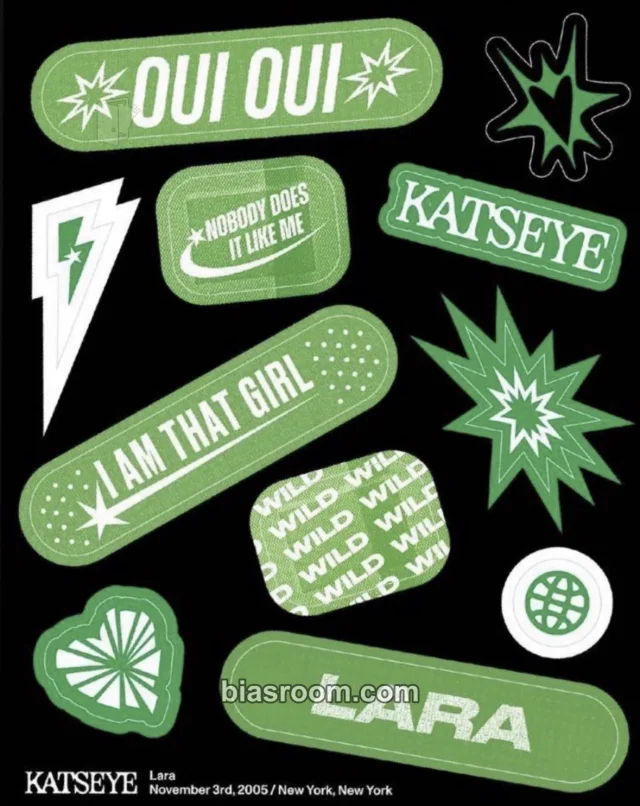 KATSEYE - Lara - WILD Album album inclusion sticker sheet member version