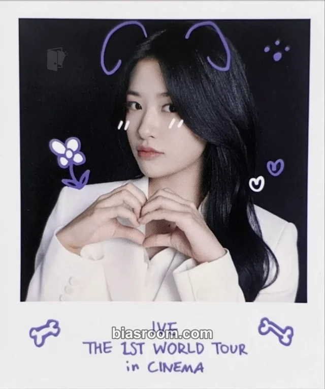 IVE - Yujin - IVE The 1st World Tour in Cinema : Show What I Have Event polaroid