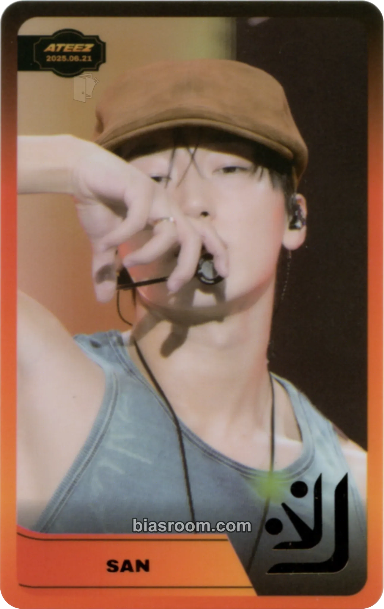 San Higher Timepiece × ATEEZ Photocard - ATEEZ - ATEEZ K-pop photocard