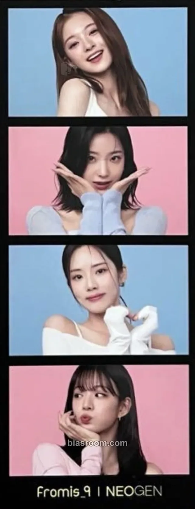fromis_9 - Nagyung & Saerom & Chaeyoung - fromis_9 x NEOGEN Other neogen 4 cut photo brand collaboration