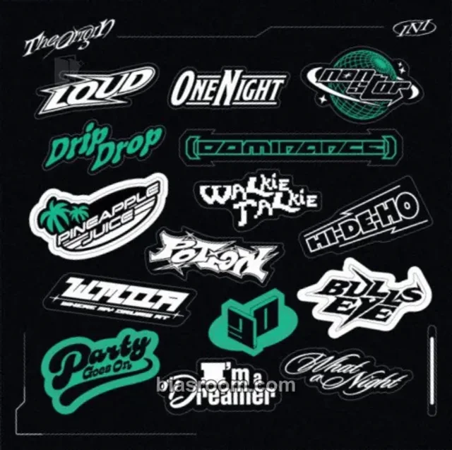 INI - THE ORIGIN Album album inclusion first press only sticker sheet in(i)side version