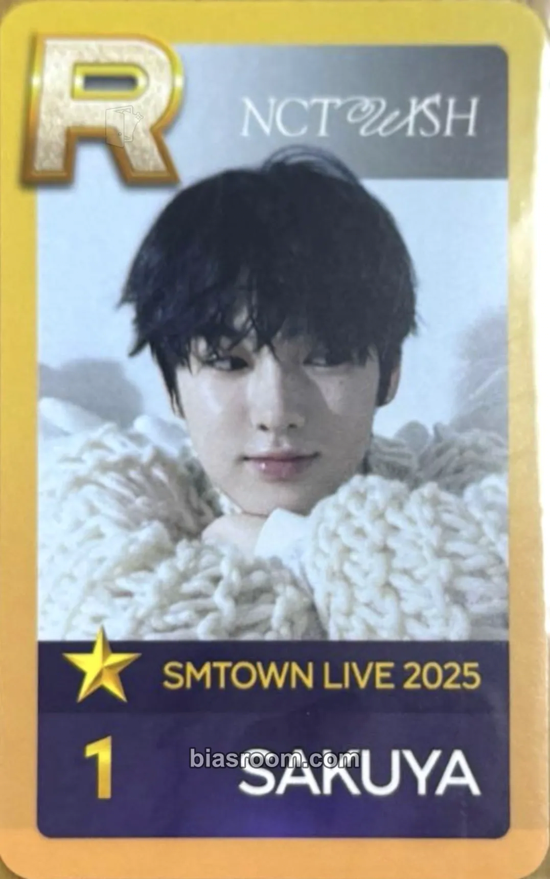 Sakuya SMTOWN LIVE 2025 - The Culture, The Future Photocard - NCT - NCT K-pop photocard