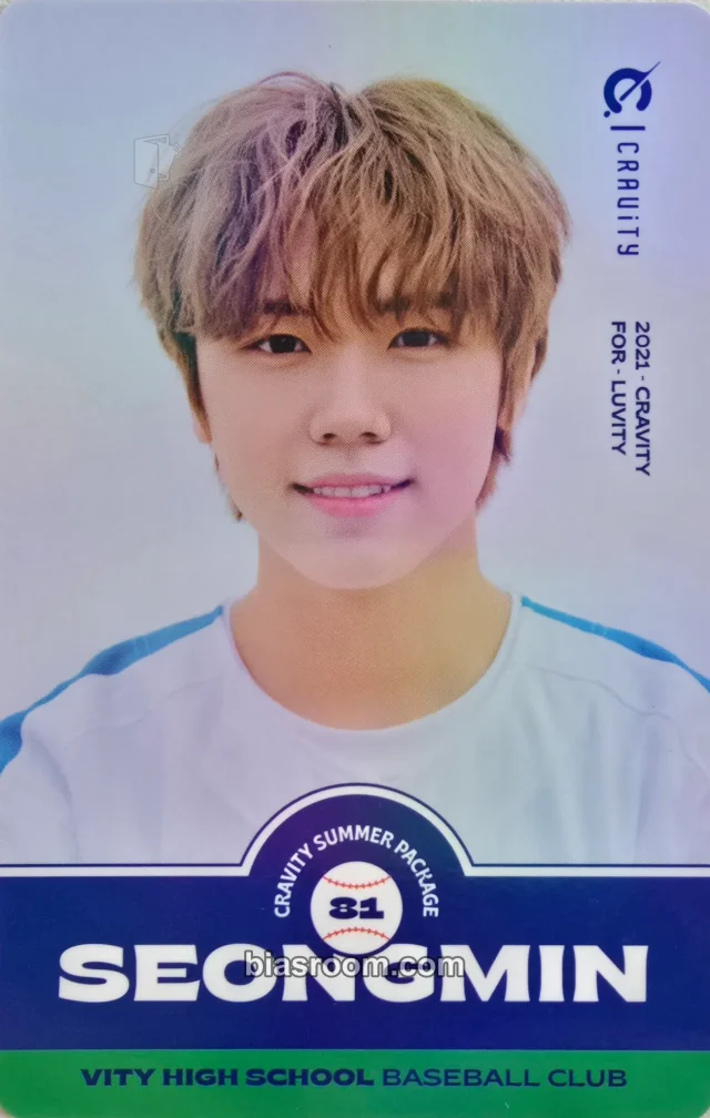 CRAVITY - Seongmin - Summer Package [Stand Together] Other run version item set holographic (hologram)