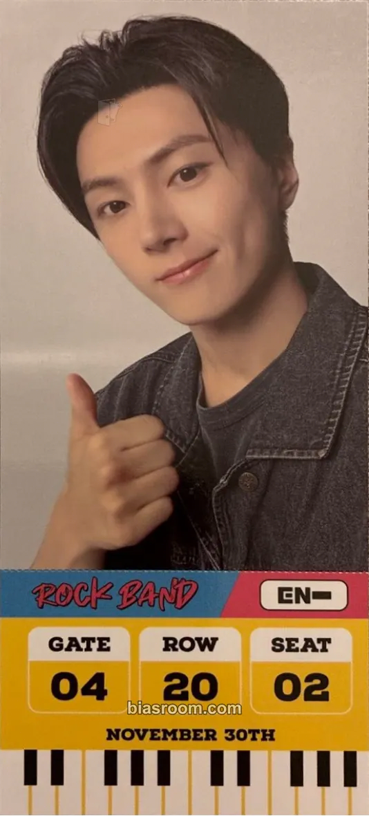 Jay ENHYPEN WORLD COUPON CARD COLLECTION Photocard - ENHYPEN - ENHYPEN K-pop photocard