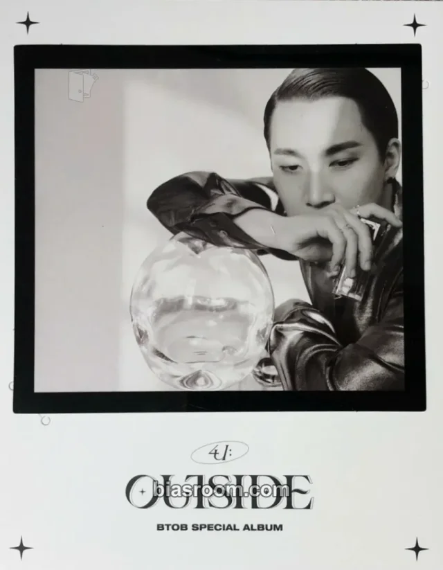BTOB - Eunkwang - 4U : OUTSIDE Album film card album photocard silent version transparent/translucent