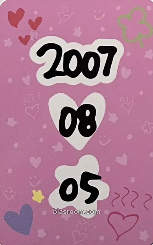Girls' Generation - Taeyeon - 17th Anniversary MD Other lucky card set merch photocard
