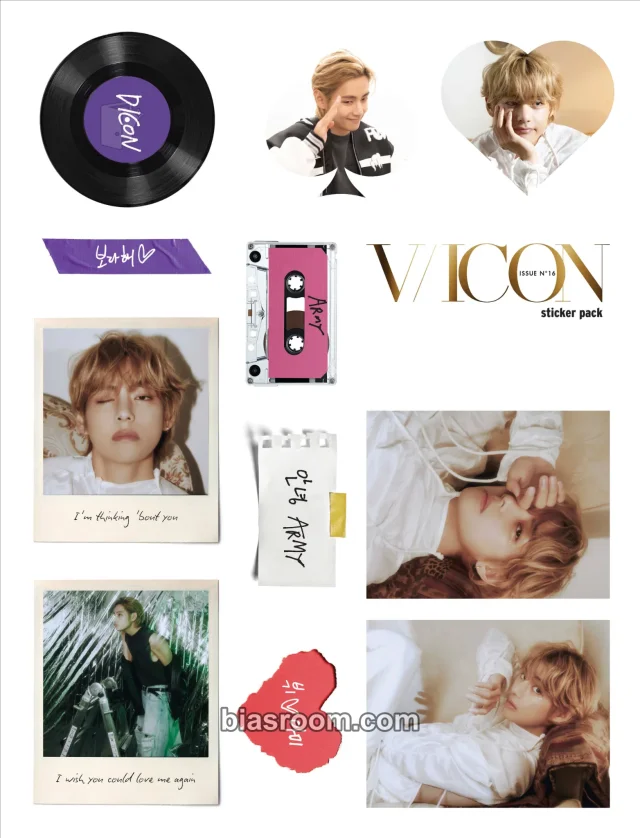 V V'ICON Photocard - BTS | Bias Room