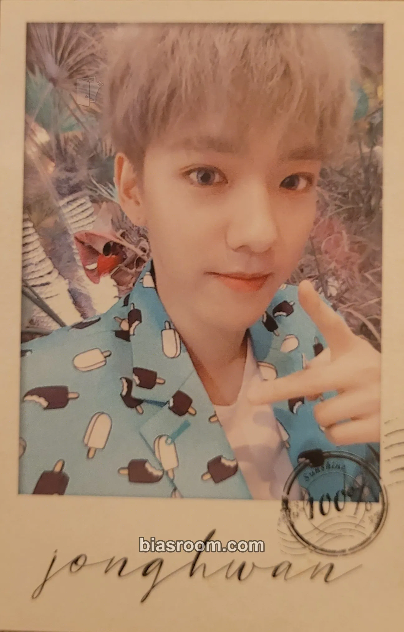 Jonghwan Sunshine Photocard - 100% - 100% K-pop photocard