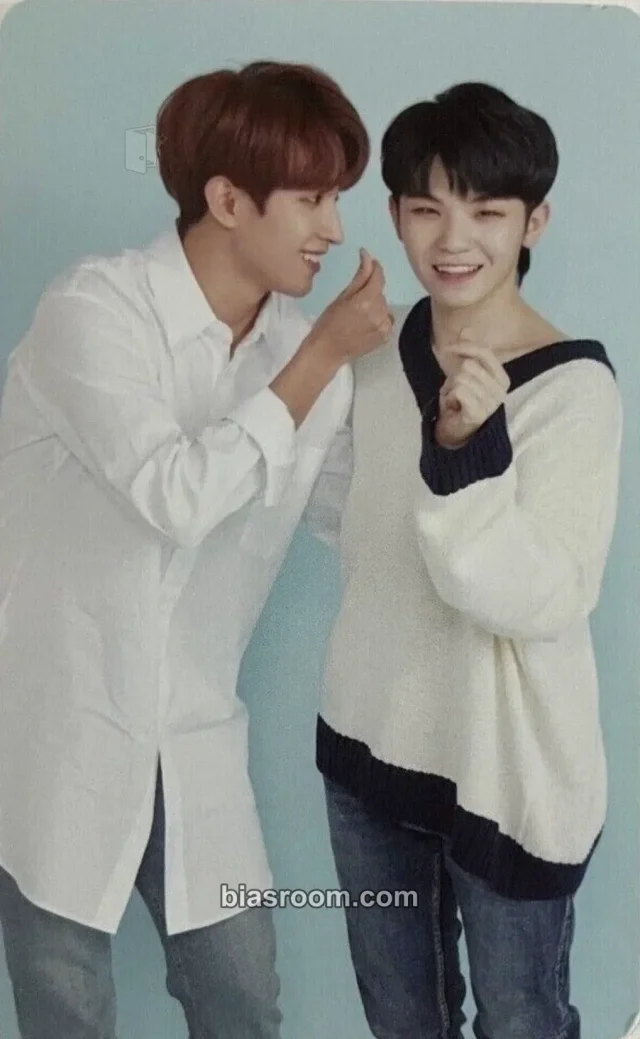 SEVENTEEN - Woozi & DK - 2018 2ND SEVENTEEN IN CARAT LAND Event A version fan meeting merch photocard trading card