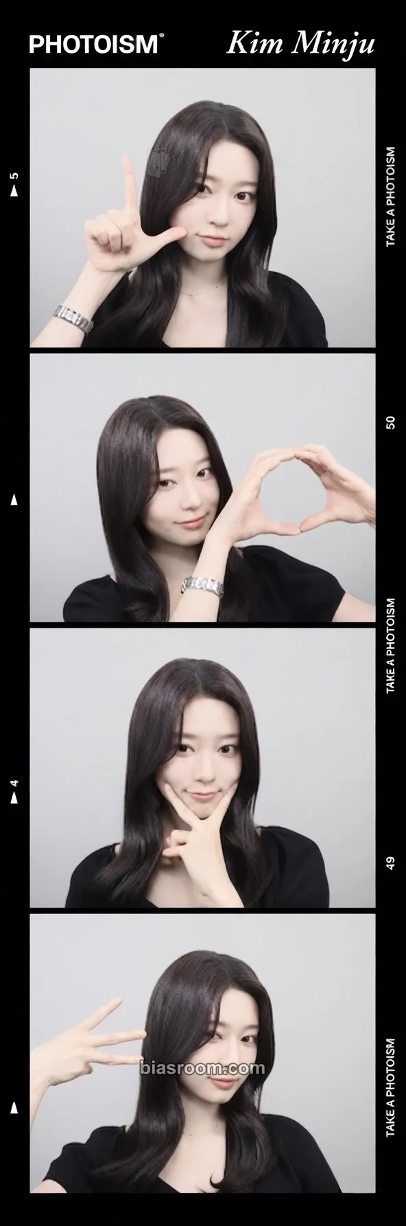 Minju Photoism X Kim Minju Photocard - Kim Minju - Kim Minju K-pop photocard