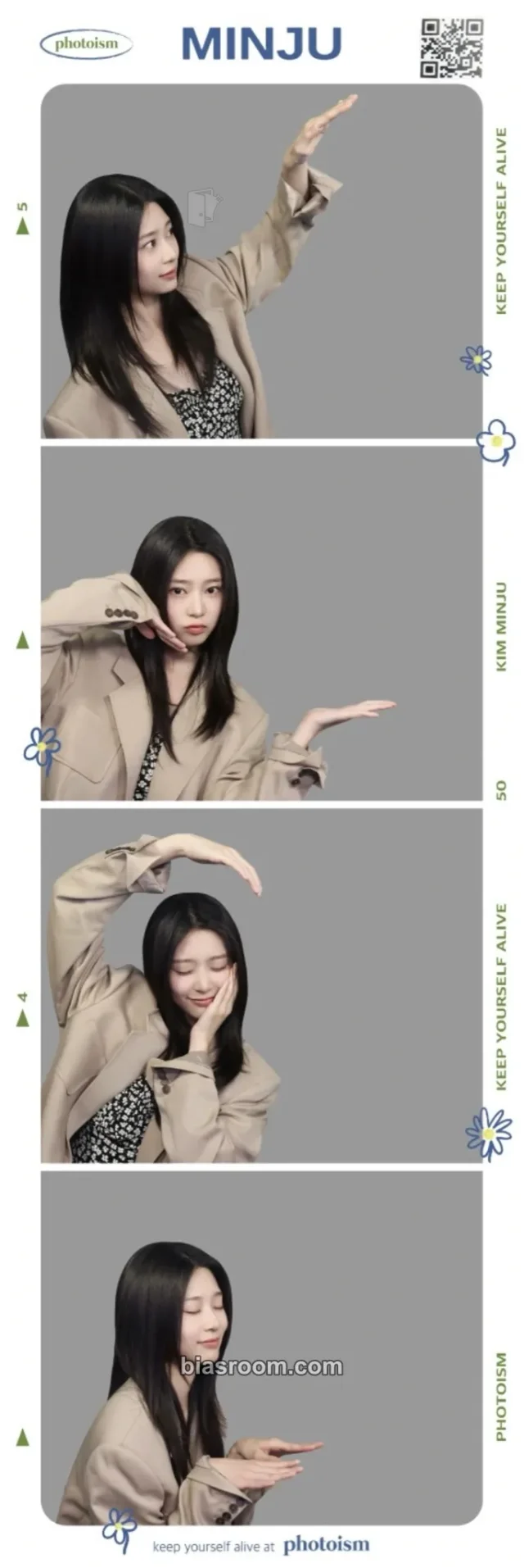 Minju 2025 Season's Greetings - Blooming Road トレカ - Kim Minju