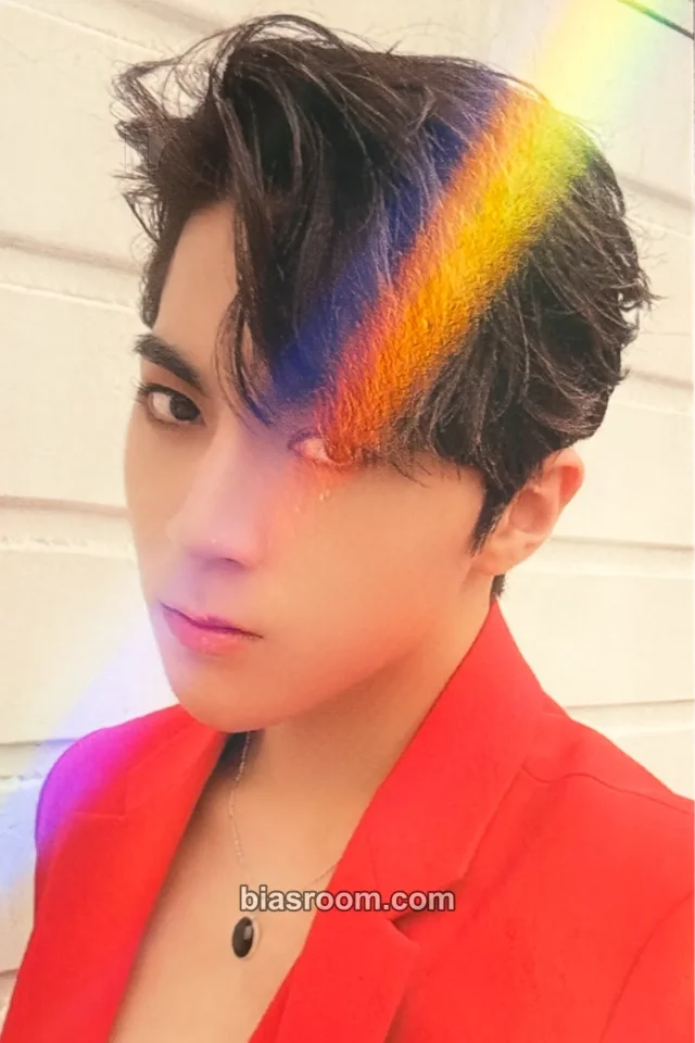 JustB - Sangwoo - Just Burn Album pob (pre-order benefit) makestar holographic (hologram)