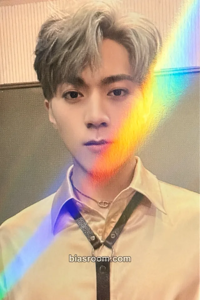 JustB - Sangwoo - Just Burn Album pob (pre-order benefit) makestar holographic (hologram)