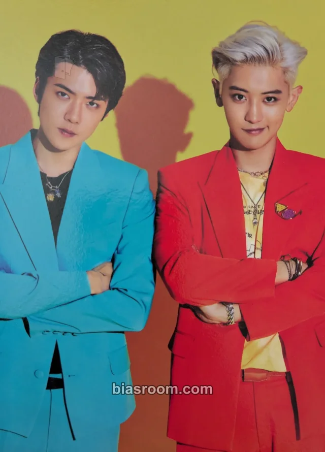 EXO - Chanyeol & Sehun - What a Life Album G version postcard album inclusion