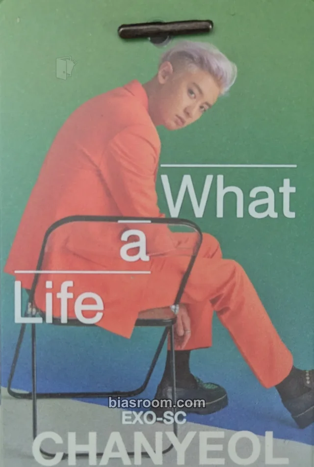 EXO - Chanyeol - What a Life Album name tag album inclusion G version
