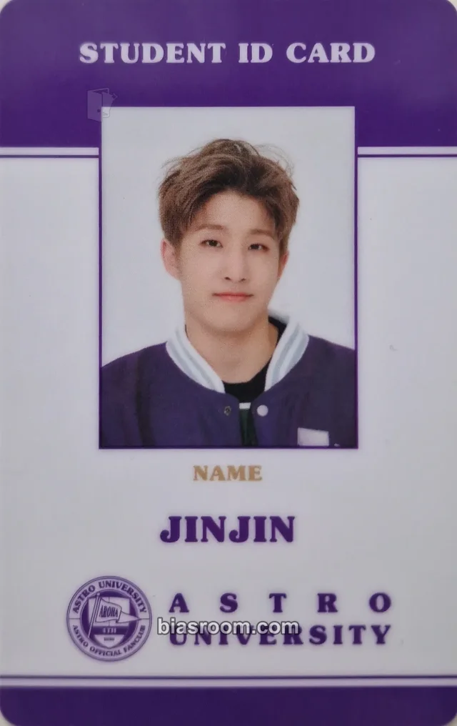JinJin ASTRO ASTRO 4th Official Fanclub [AROHA] Kit K-pop photocard