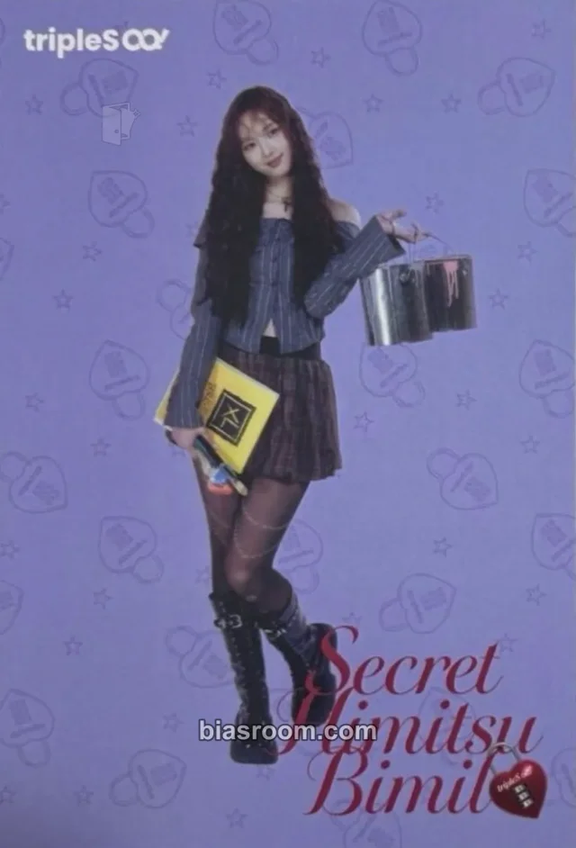 tripleS - Jiwoo - SecretHimitsuBimil Album tower records japan lottery shibuya postcard