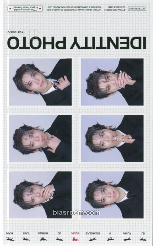 Yuma &TEAM Birthday Merch Photocard - &TEAM | Bias Room