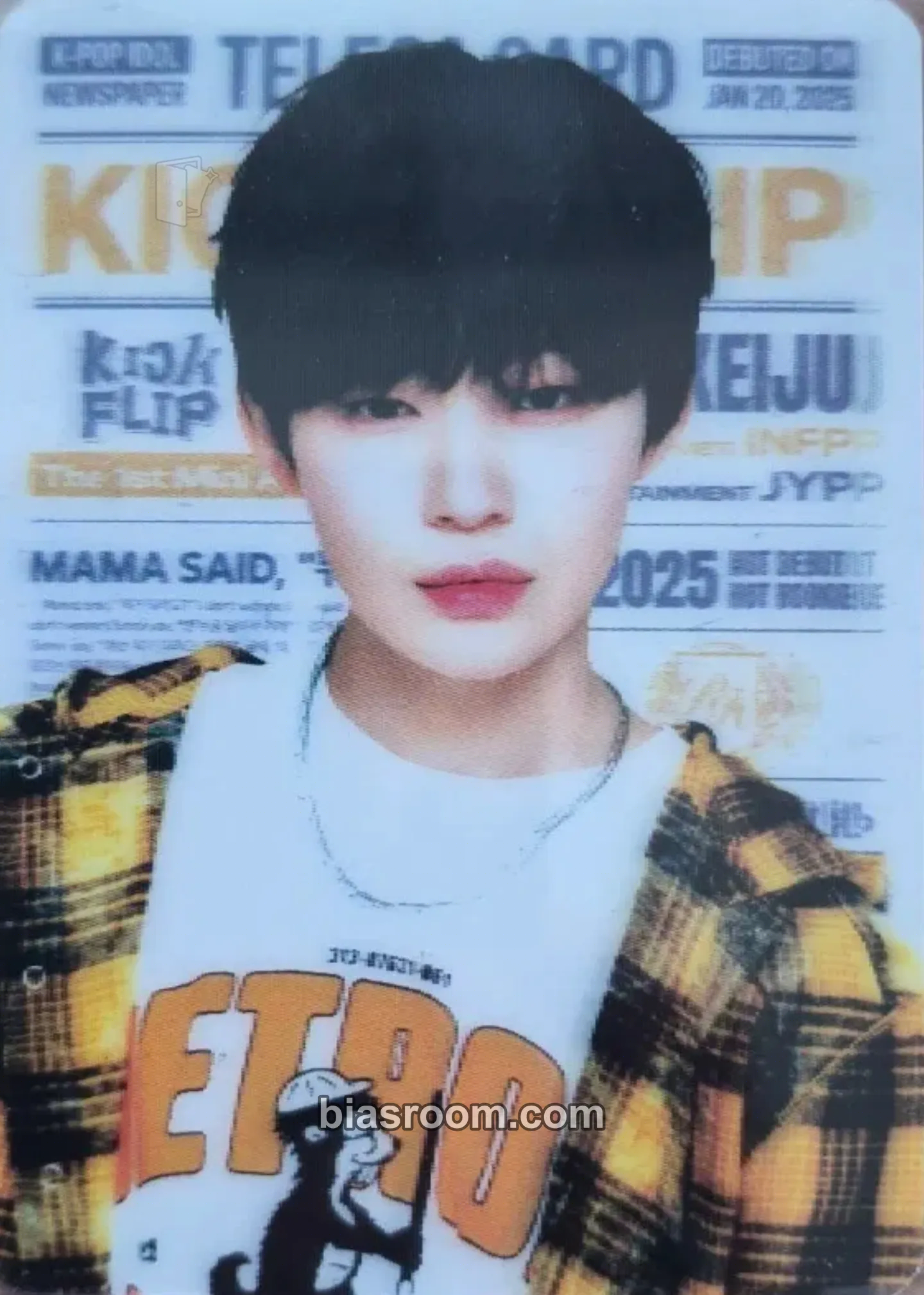Keiju TELECA 2025 K-POP ROOKIE COLLECTION CARDS Photocard