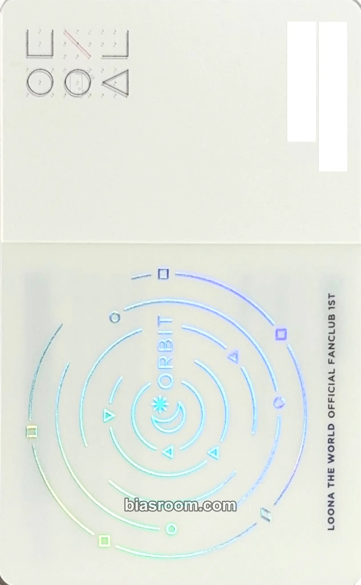 Orbit 1st Membership: Orbit 1.0 Photocard - LOONA | Bias Room