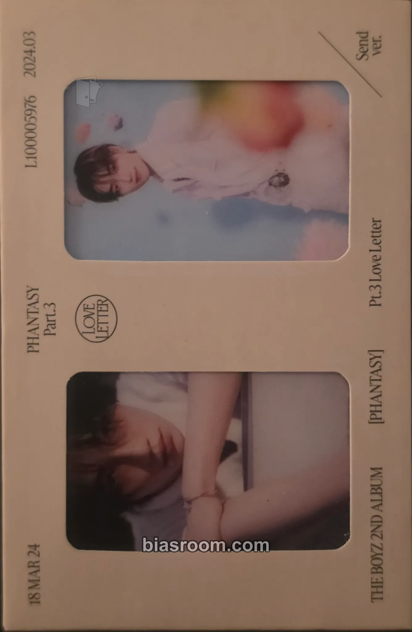 New Phantasy Pt. 3: Love Letter Photocard - THE BOYZ - THE BOYZ K-pop photocard