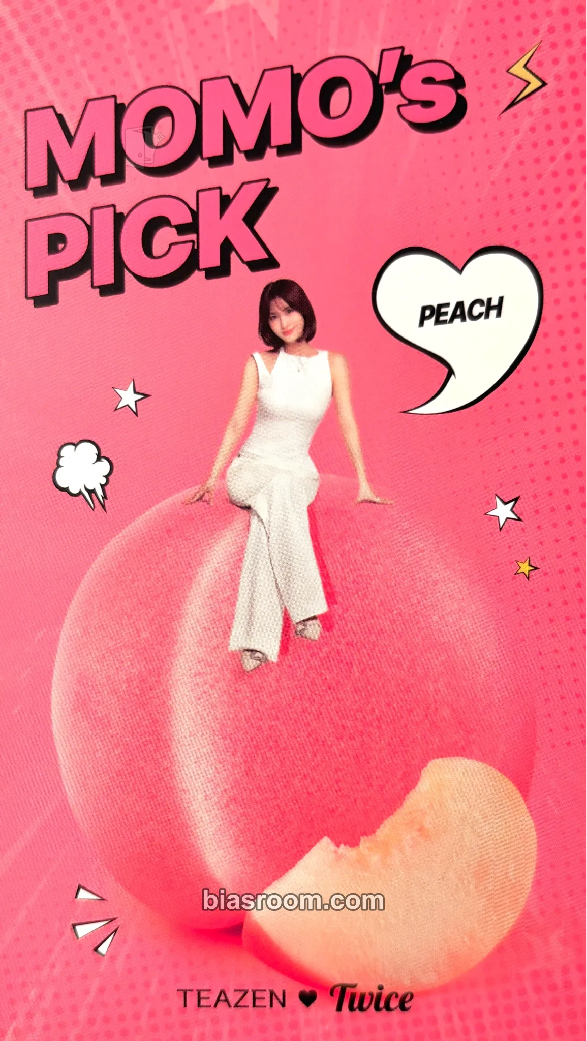 ⑅ᐢ•ω•ᐢ⑅momoページ Momo TWICE x TEAZEN Photocard - TWICE | Bias Room