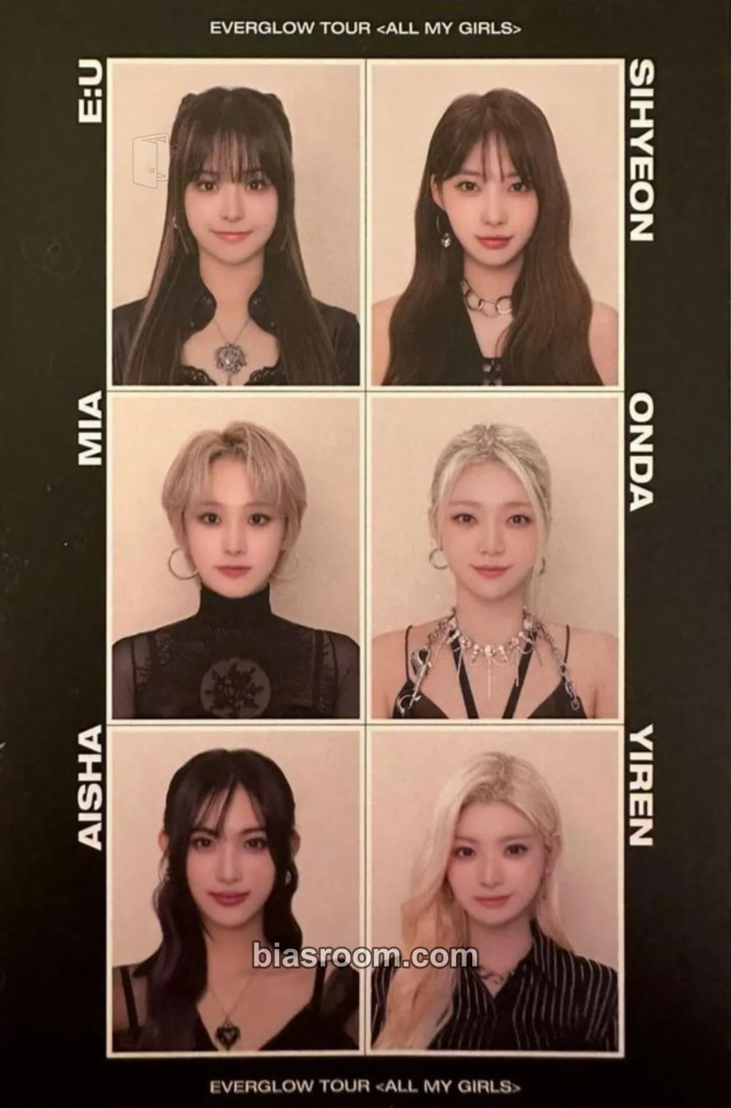 2023 EVERGLOW US Tour All My Girls トレカ - EVERGLOW | Bias Room
