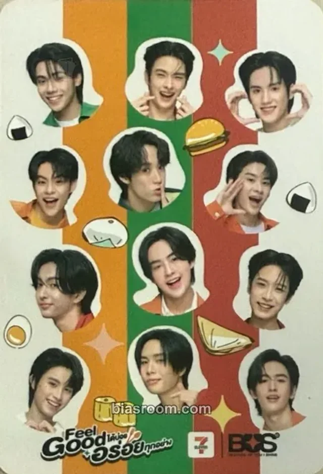 BUS - Other brand collaboration 7-eleven thailand random photocard