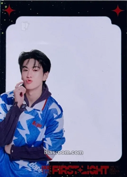 Jinwook BUS THE FIRST LIGHT ASIA FANCON TOUR Photocard - BUS - BUS K-pop photocard