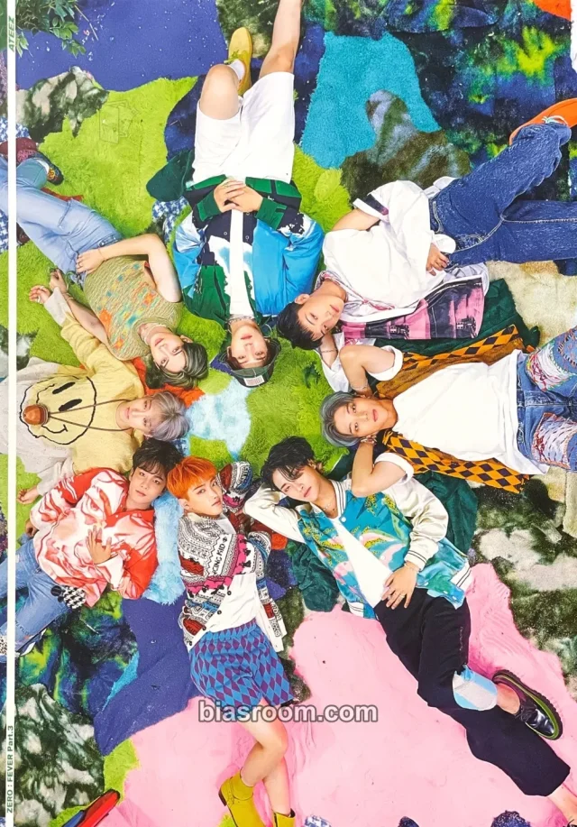 ATEEZ - ZERO : FEVER Part.3 Album poster limited press A version