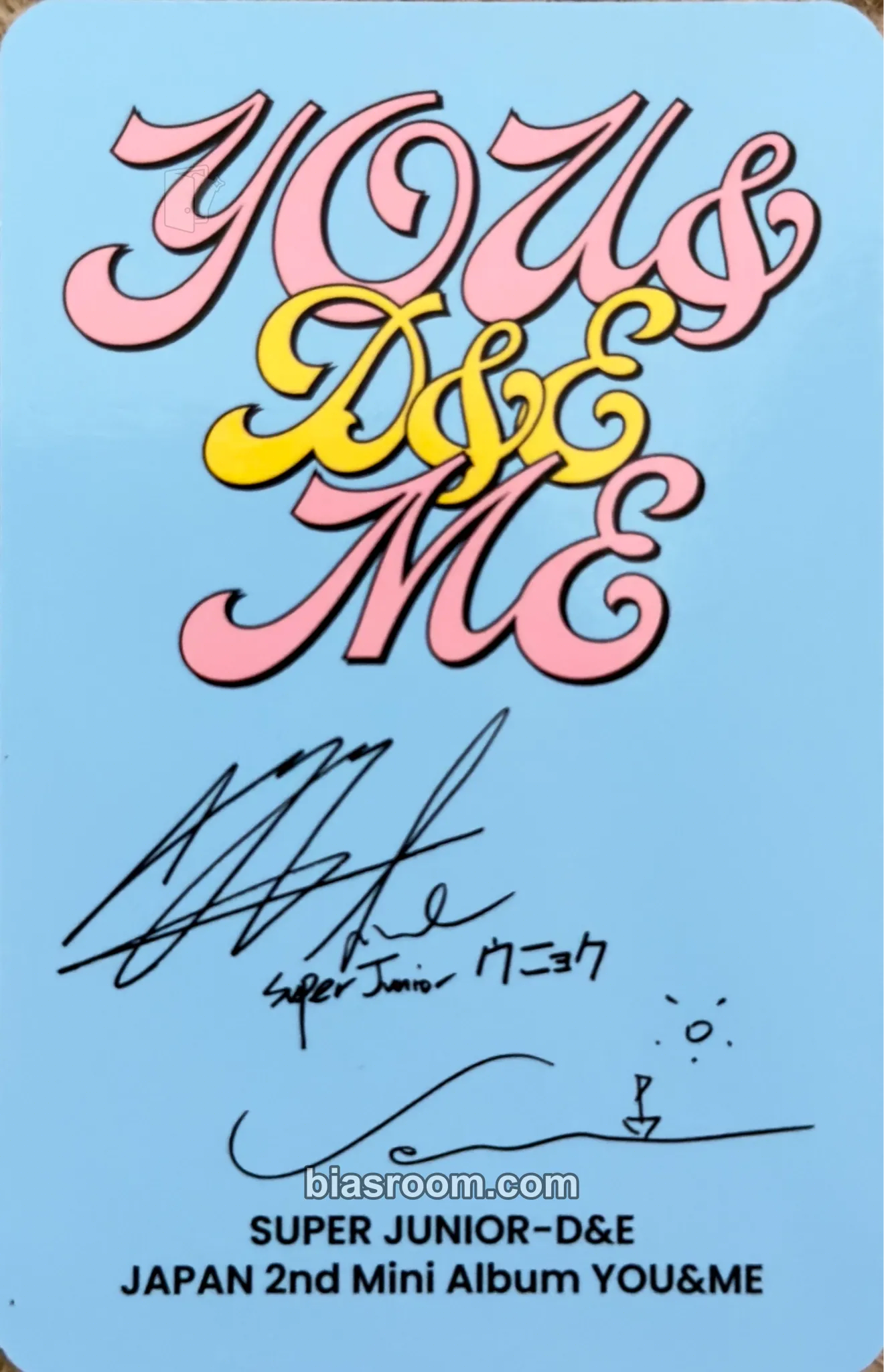 YOU&ME (D&E Unit) Photocard - SUPER JUNIOR | Bias Room