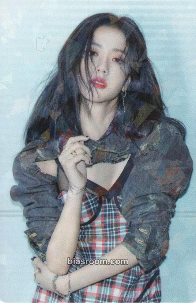 BLACKPINK - Jisoo - THE ALBUM Album pob (pre-order benefit) interasia holographic (hologram)