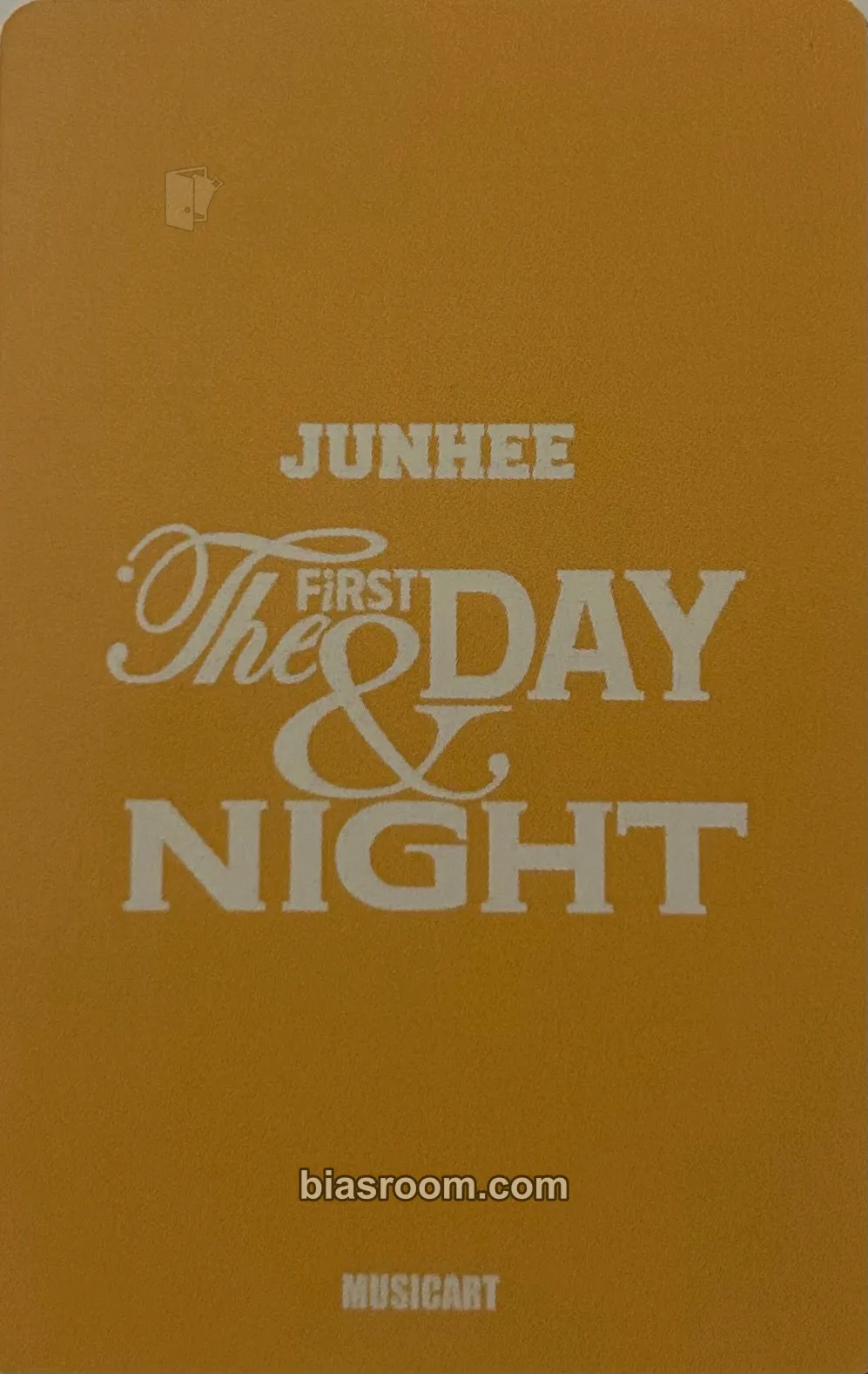 直筆サイン入り A.C.E JUNHEE THE FIRST DAY&NIGHT Park Junhee The First Day & Night Photocard - A.C.E | Bias Room