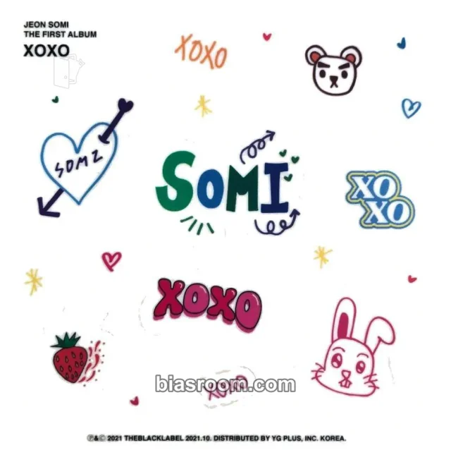 Jeon Somi - Jeon Somi - XOXO Album album inclusion sticker sheet KiT/kihno version