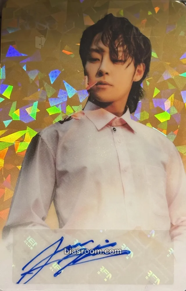 The Rose - Woosung - Arena Club Other signature version holographic (hologram) merch photocard