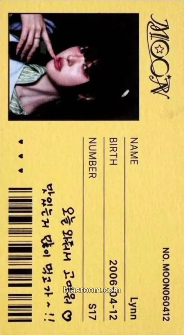 tripleS - Lynn - Beyond Beauty Album whosfan cafe event id card