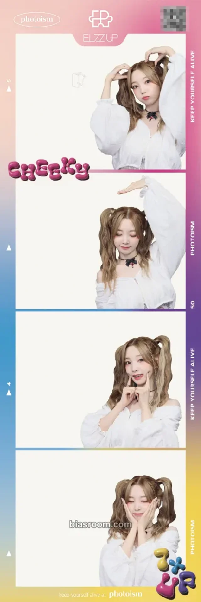 EL7Z UP - Yeonhee - 7+Up Album photoism 4 cut photo