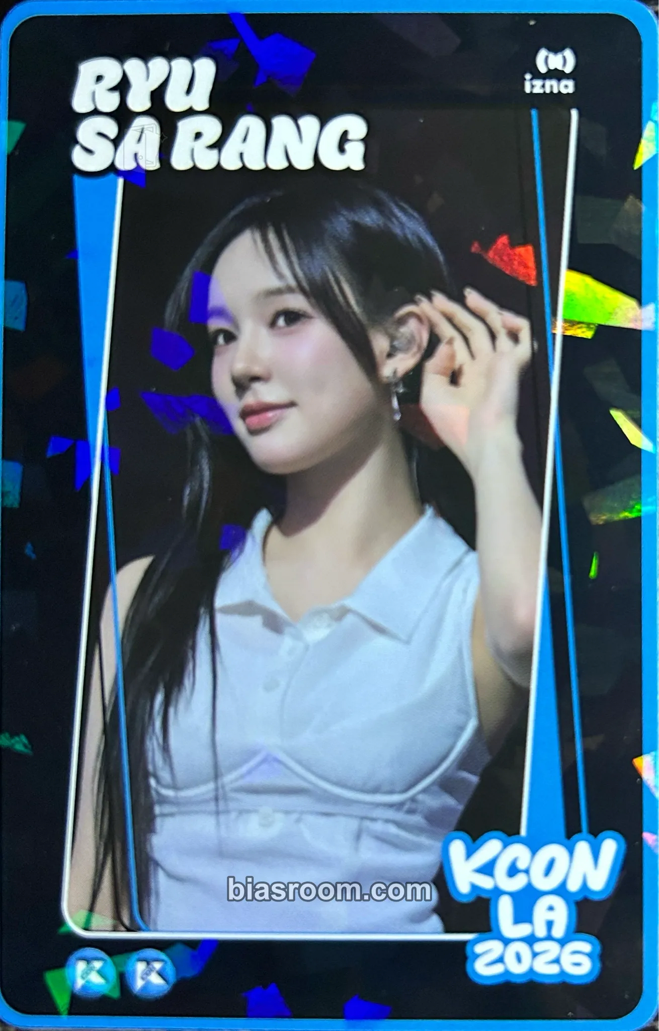 Ryu Sarang KCON 2026 Photocard - izna | Bias Room