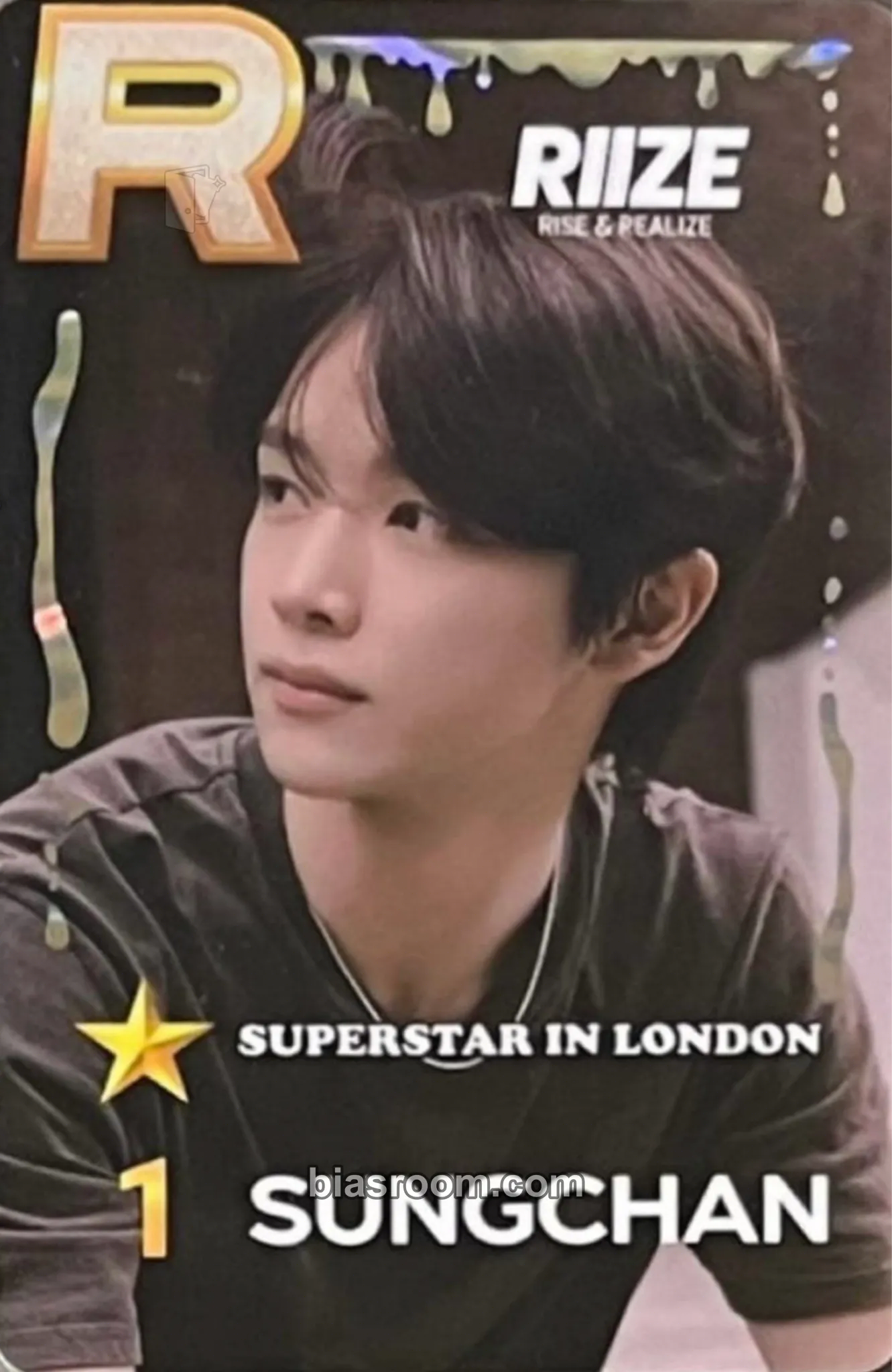 Sungchan RIIZE X SUPERSTAR SM Photocard - RIIZE | Bias Room