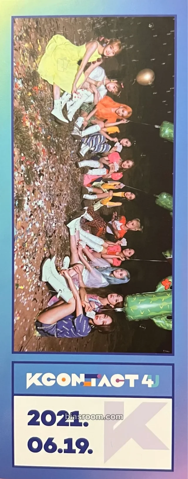 LOONA KCON:TACT 4U K-pop photocard