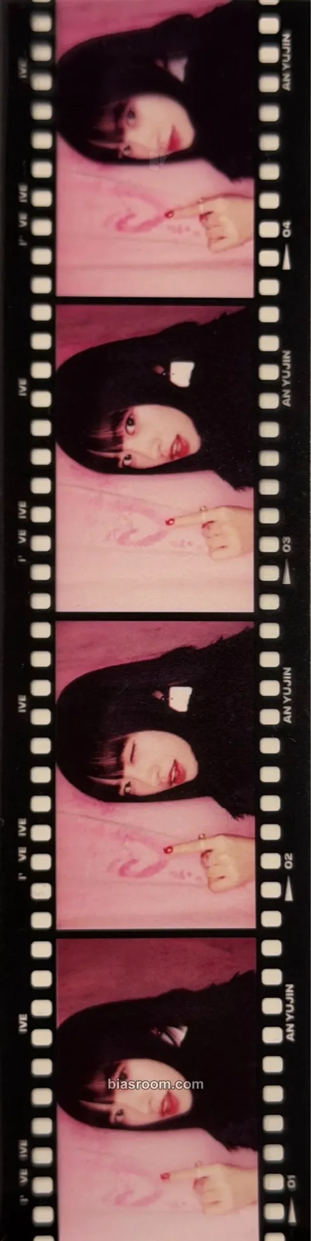 IVE - Yujin - I've Mine Album pob (pre-order benefit) film photo strip album inclusion