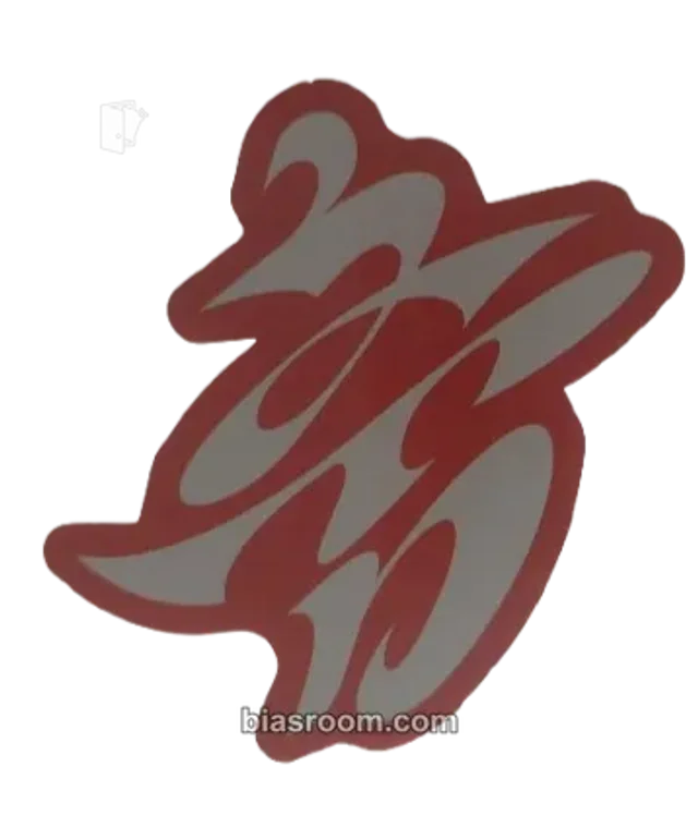 BABYMONSTER - CHOOM Album sticker crimson version album inclusion