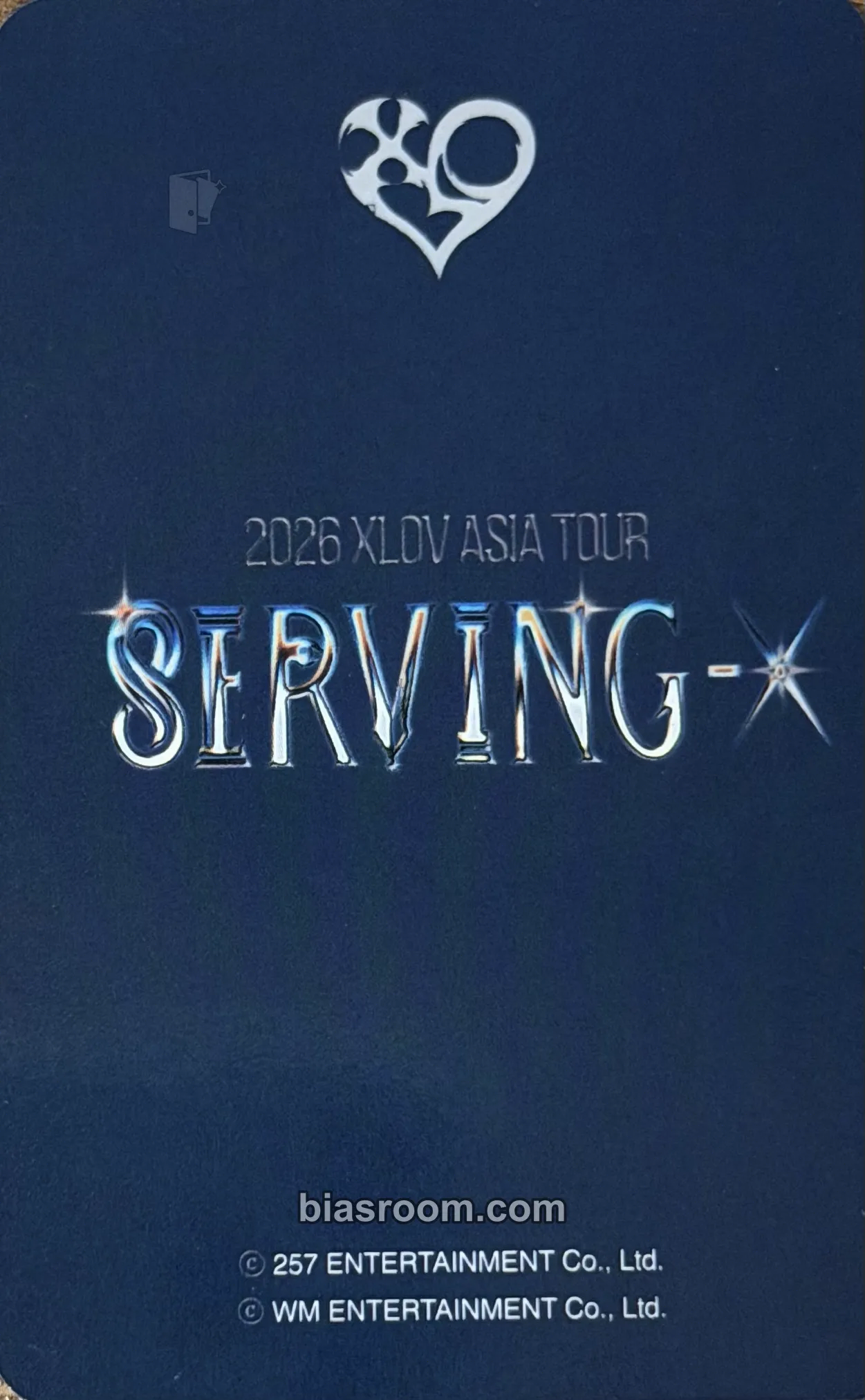 하루 (Haru) SERVING-X Asia Tour 2026 포토카드 - 엑스러브 (XLOV