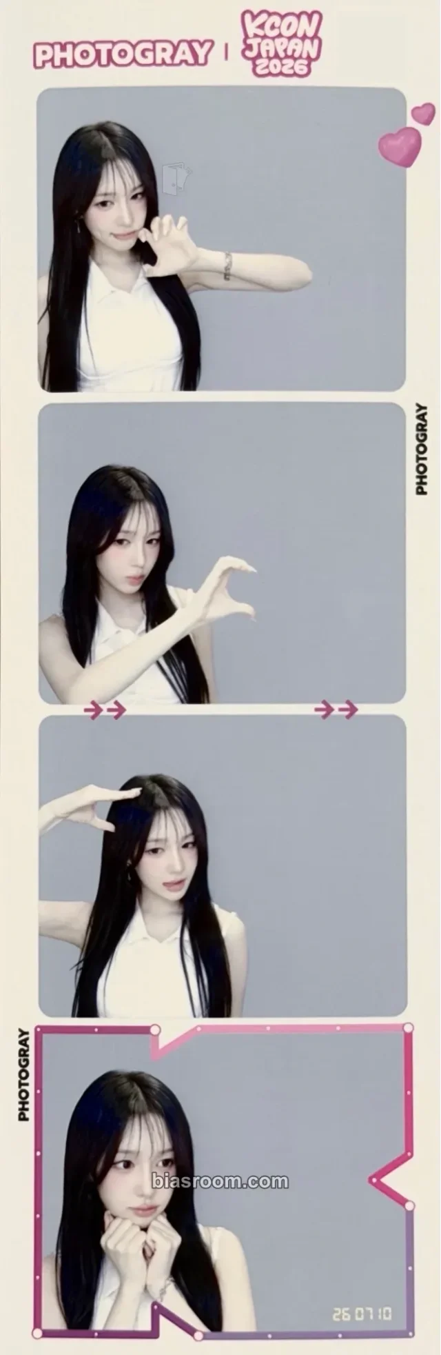 KCON 2026 Photocard - izna | Bias Room