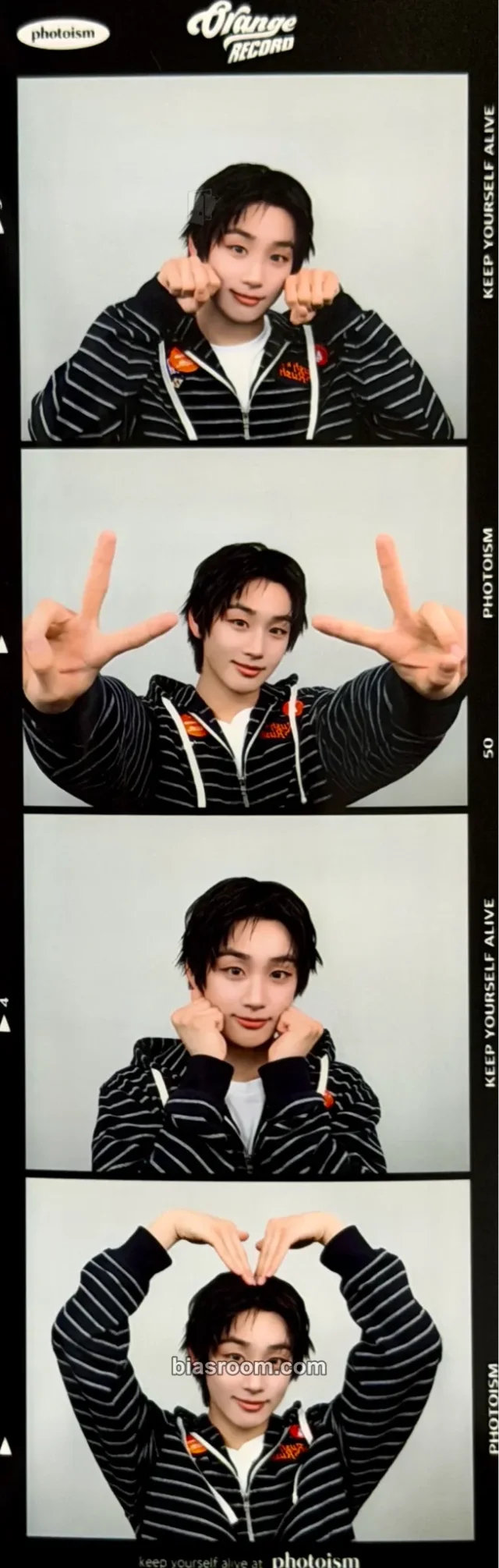 YUHZ - Haruto - Orange Record Album 4 cut photo photoism snapism