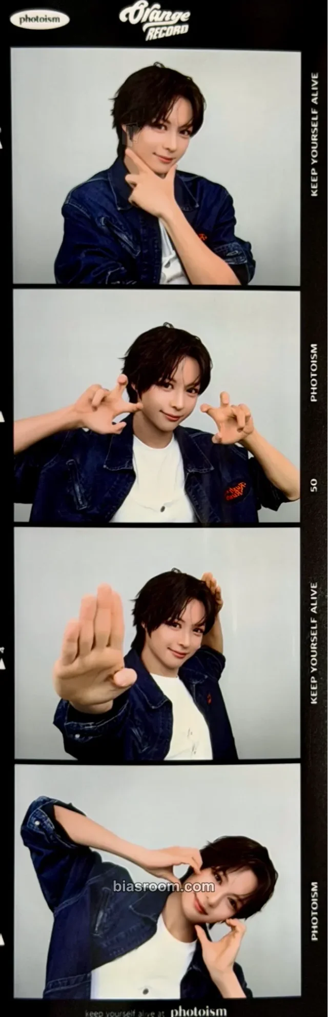YUHZ - Hyo - Orange Record Album 4 cut photo photoism snapism