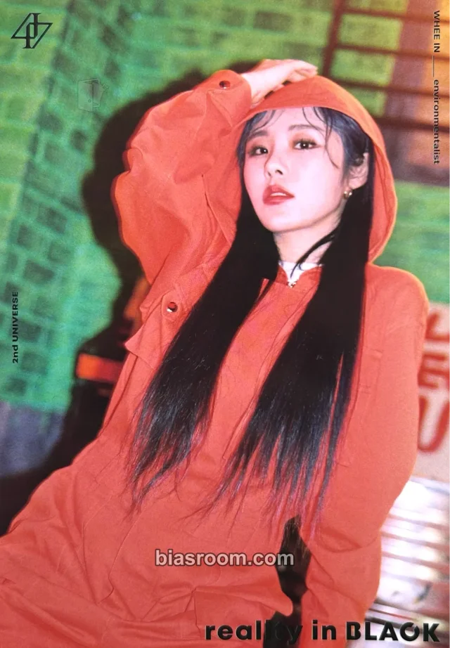 MAMAMOO - Wheein - reality in BLACK Album postcard item set album inclusion