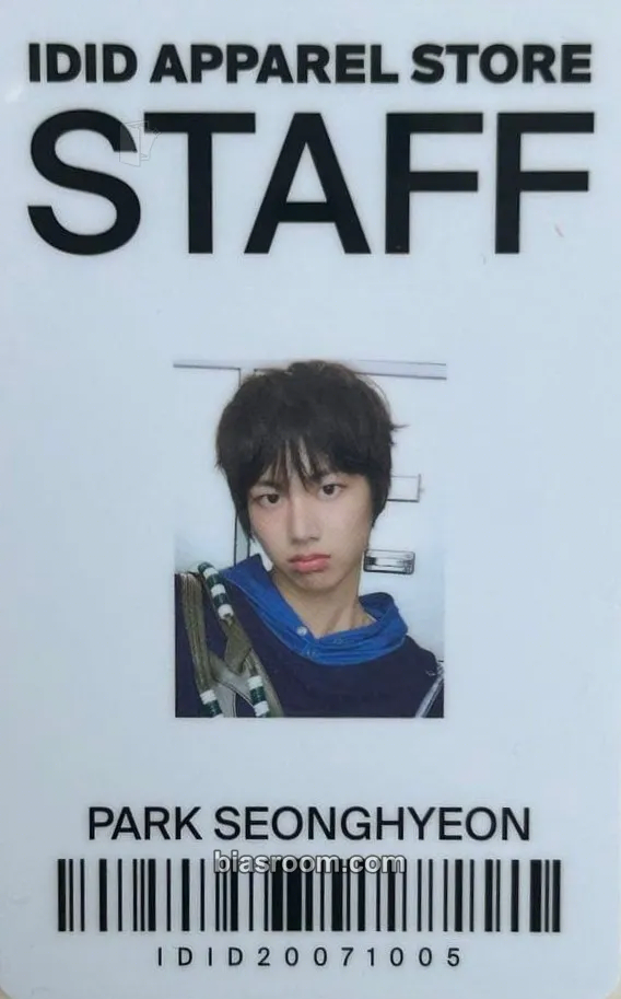 Seonghyeon I did it. Photocard - IDID - IDID K-pop photocard